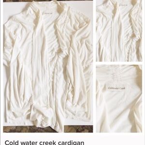 Cardigan and brown zebra strip shirt set