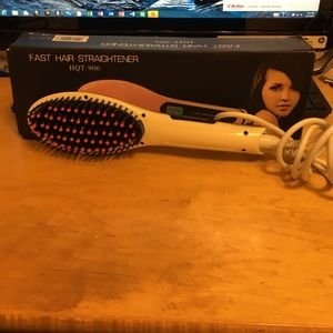 Fast hair straightening brush as seen on TV.