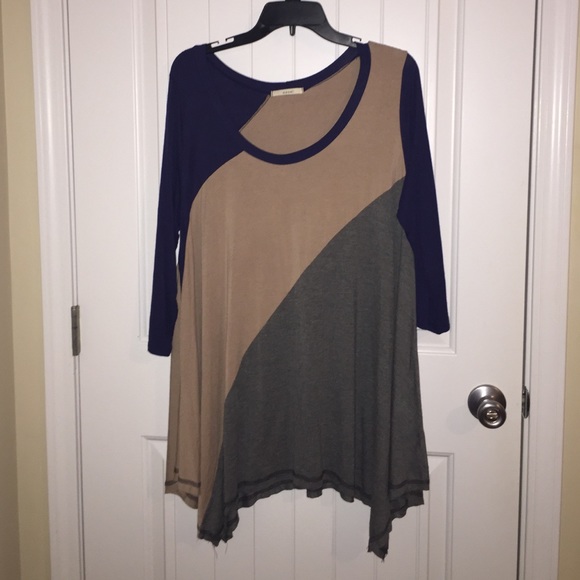 Color block tunic