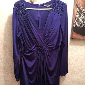 Beautiful purple semi-formal dress. Size 16W