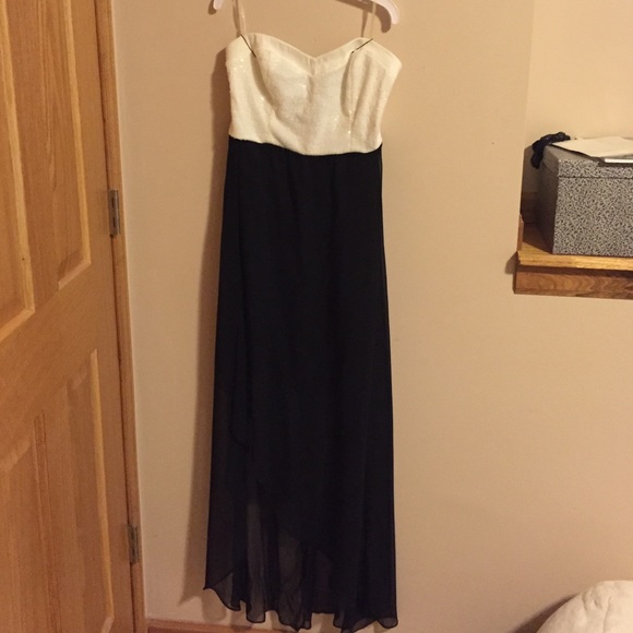 Black and white dress