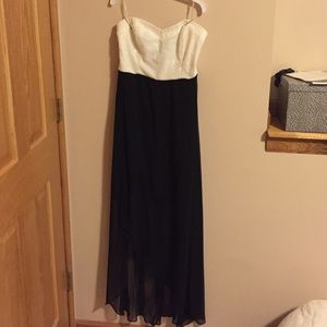 Black and white dress