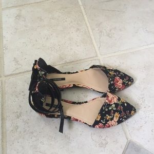 Floral shoes