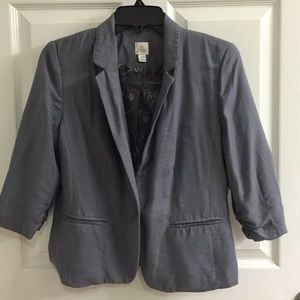 LC by Lauren Conrad relaxed fit 3/4 slv blazer