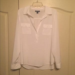 NWT Beautiful White Button Down Shirt