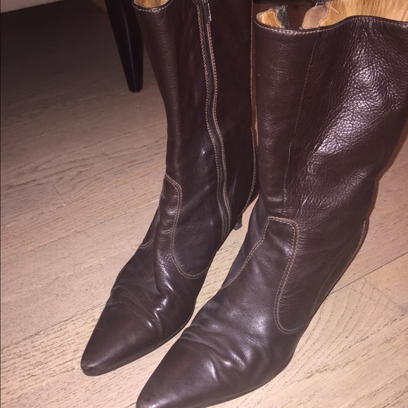 Brown j crew boots - Picture 1 of 4