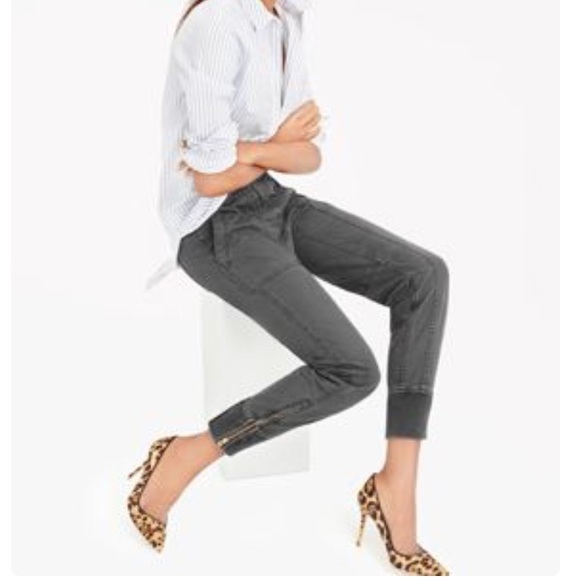 J. Crew Pants - {J. Crew} Ankle Zip Cargo Pants