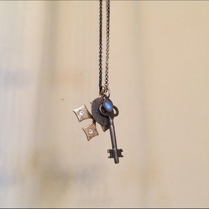 Stella & Dot long charm necklace.