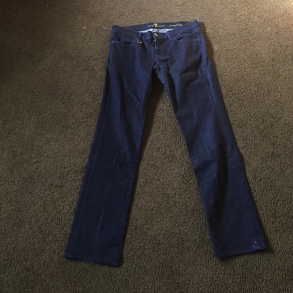7 For All Mankind Straight Leg Jeans