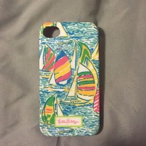 iPhone 4 Lilly Pulitzer sailboat case