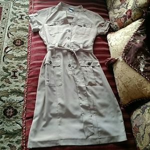 Safari Shirt Dress Size 6
