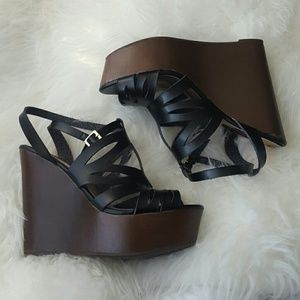 Strappy Wedges
