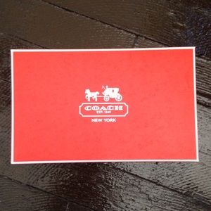 Coach box. Authentic