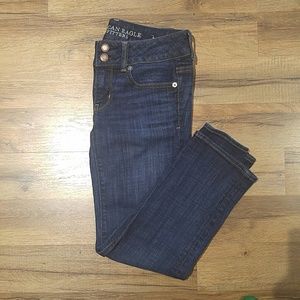American eagle artist crop jeans