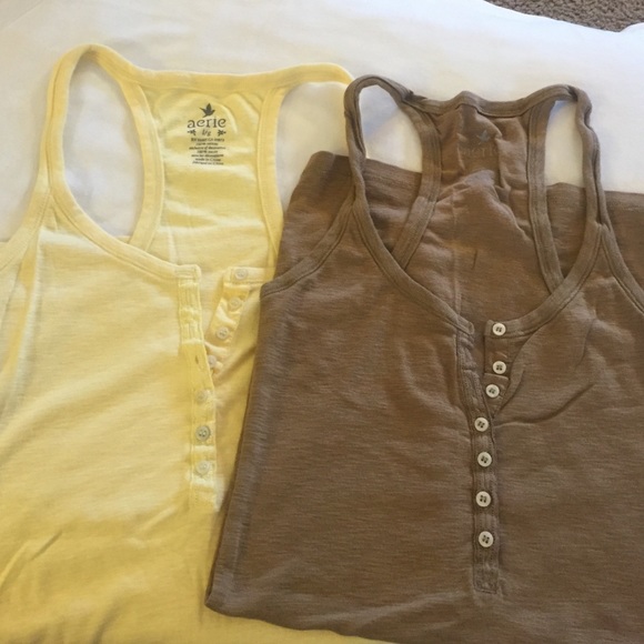 (2) Racerback Aerie Tanks size large