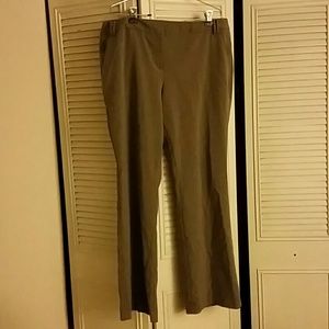 NY and Co Brown Dress Slacks Size 18 Average