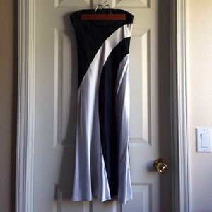 Windsor Black and Pearl Tube Top Dress