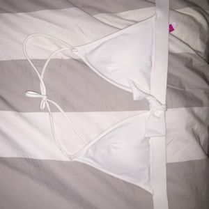 white Victoria secret bikini top👙💜