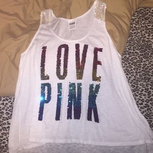 Vs sparkle tank top
