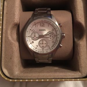 Fossil chronograph bracelet watch, 34mm