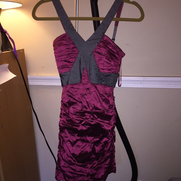 New Dark Burgundy BCBG Maxazria Dress 0