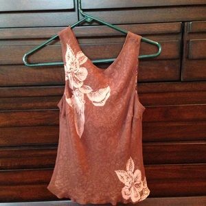 Tommy Bahama brown top