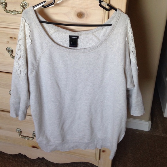 Torrid wide neck sweater