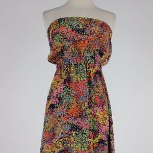 Barneys Silk Floral Maxi Dress