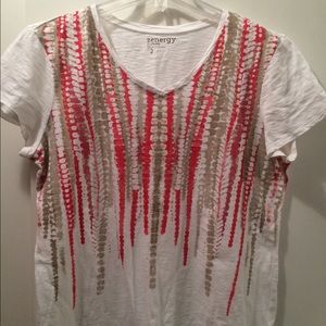 Chicos Zenergy short sleeve top