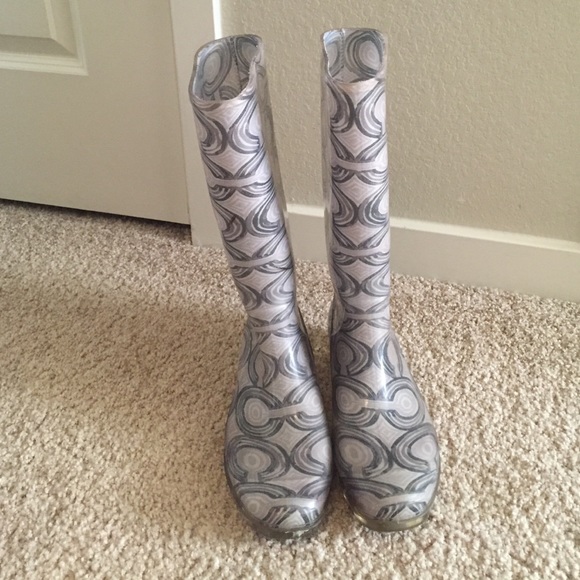 Coach rain boots