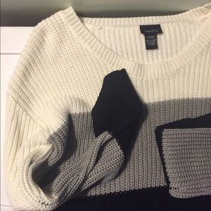 crop long sleeve sweater