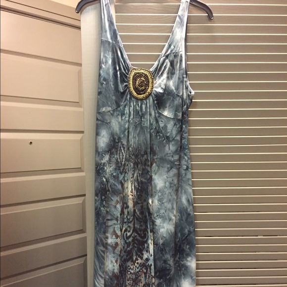 Grey/white maxi