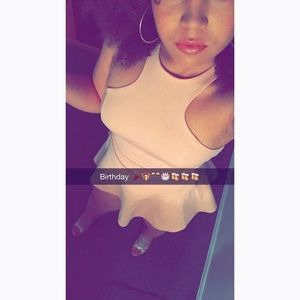 Pink nastygal peplum romper