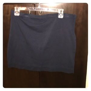 Navy body con skirt