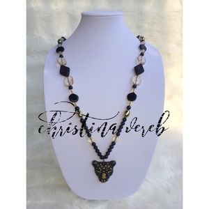 Leopard Head Boho Chic Necklace
