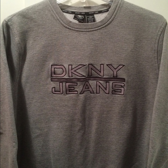 DKNY gray sweatshirt