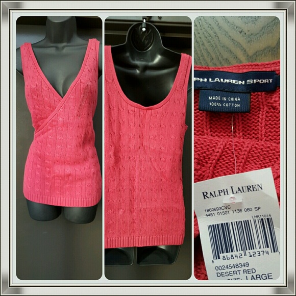 !!!SOLD!!!Ralph Lauren Wrap Shirt Sport Pin L NEW