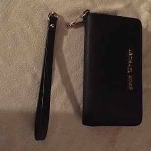 Black Michael Kors Wristlet