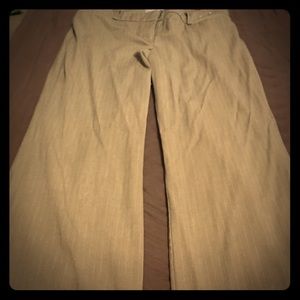 Brown Pinstripe Pant Suit