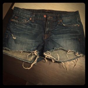J Brand Denim Shorts Cutoffs 27