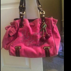 Juicy couture velour purse