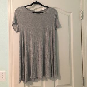 Light grey t shirt dress