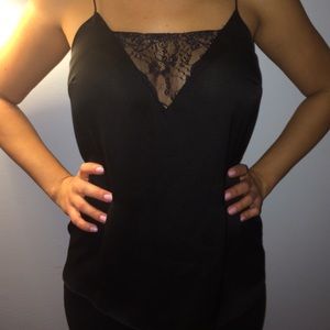 forever 21 silk lace camisole spaghetti top