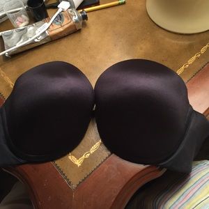 Victoria secret Very Sexy black strapless bra 34C