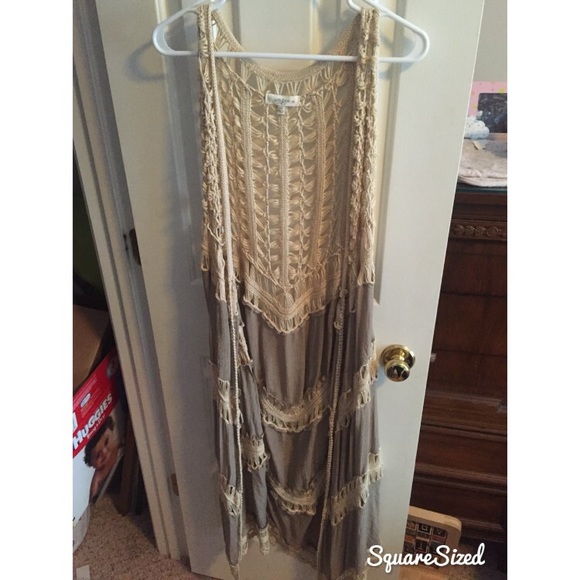 Plus size umgee crochet vest