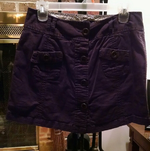 Dark brown skort