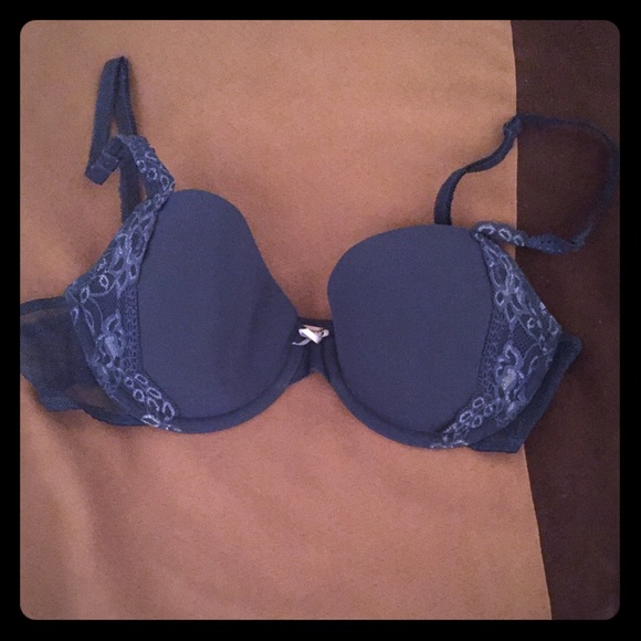 Victorias Secret 34 C Blue Lace Bra