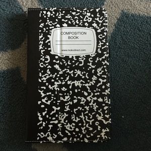Kindle Fire 7 composition book inspired case
