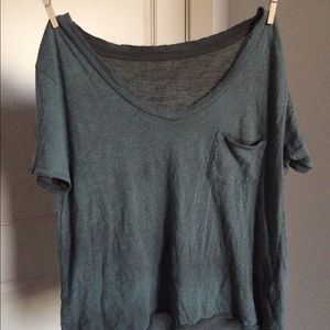 We The Free loose pocketed shirt