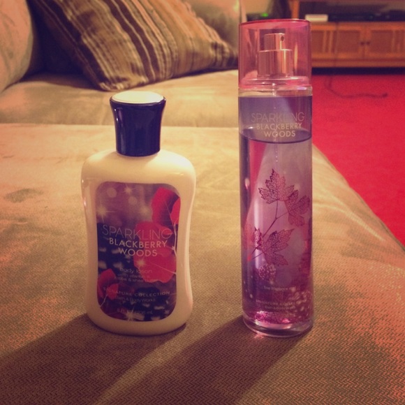 Bath and body works lotion and perfume set